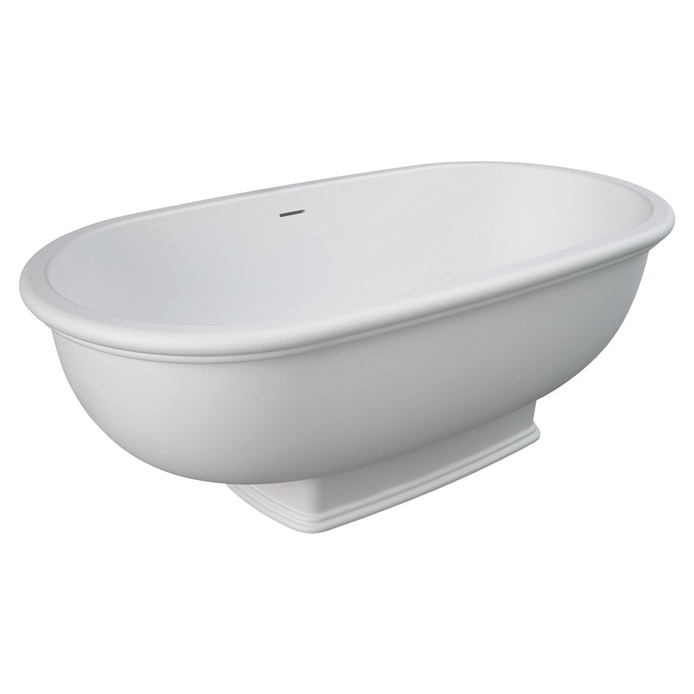 RAK Washington Solid Surface Bath – Classic-Inspired Freestanding Bath – Pilbara Bathroom Warehouse Perth and regional Western Australia