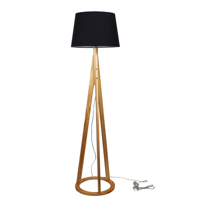 STABB Complete BLACK Tripod Lamp with Shade