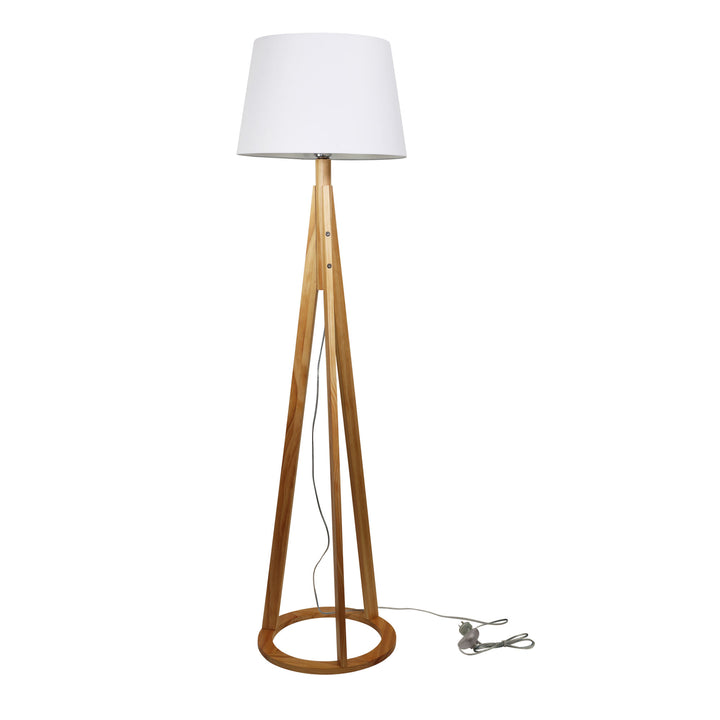 STABB Complete WHITE Tripod Lamp with Shade