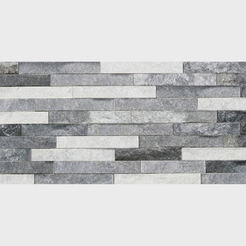 Stackstone Moonlight 300x600 Feature Tile with cool grey stacked stone texture, ideal for feature walls and accent areas – Pilbara Bathroom Warehouse Perth and regional Western Australia