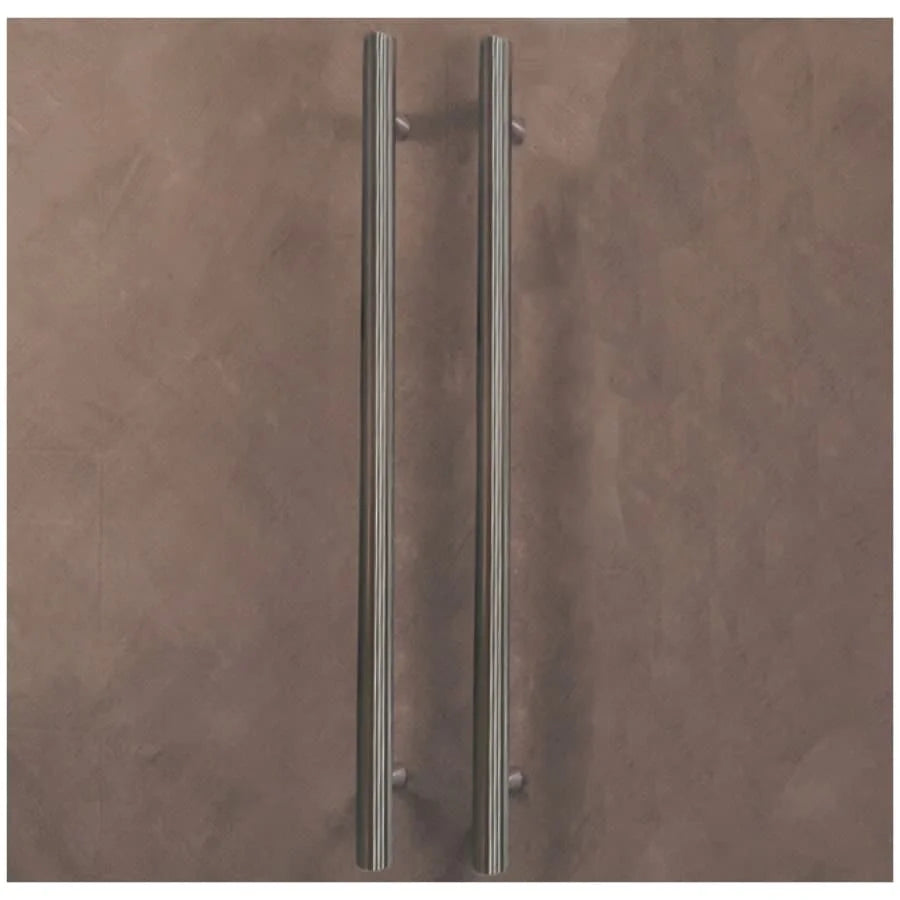 Sarento Heated Towel Rail 1000x50mm Gun Metal Round