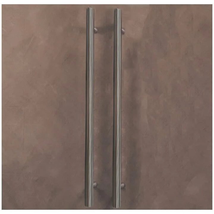 Sarento Heated Towel Rail 1000x50mm Gun Metal Round