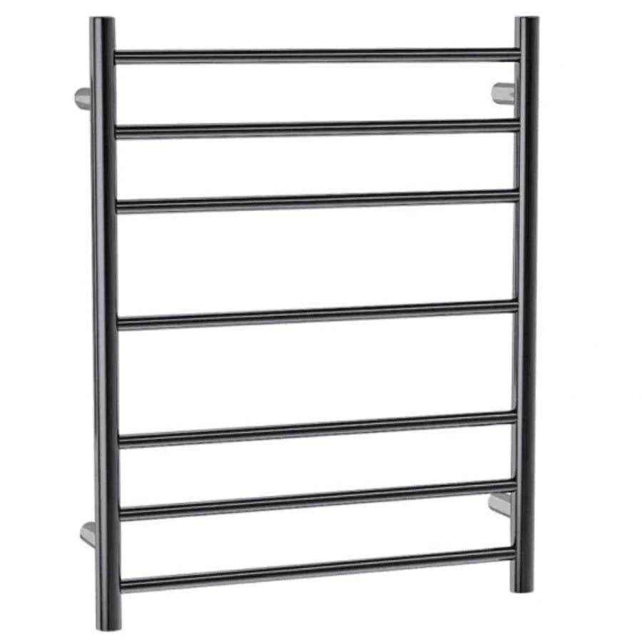 Sarento Heated Towel Rail 600x800mm Gun Metal Round