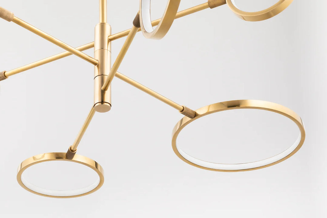 Saturn 6-Light Chandelier – Elegance in Illumination