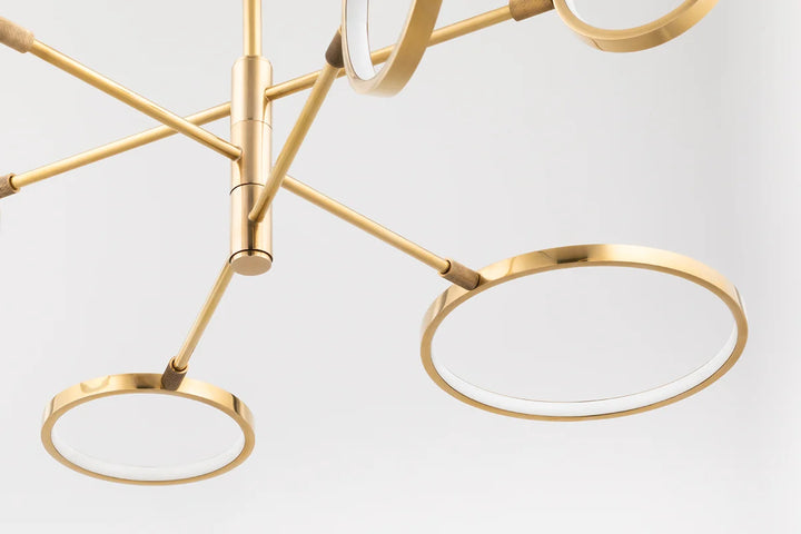 Saturn 6-Light Chandelier – Elegance in Illumination