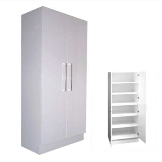 80cm Pantry/Linen Cupboard Double Door (44cm Deep)
