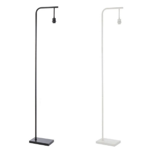 Floor Lamp Base Only 1800mm in Black or White