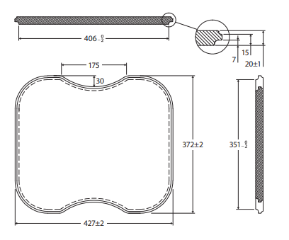 Tiva 785/670 Sink Chopping Board