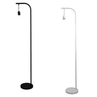 Suspended Arm Floor Lamp Base 1600mm in Black or White