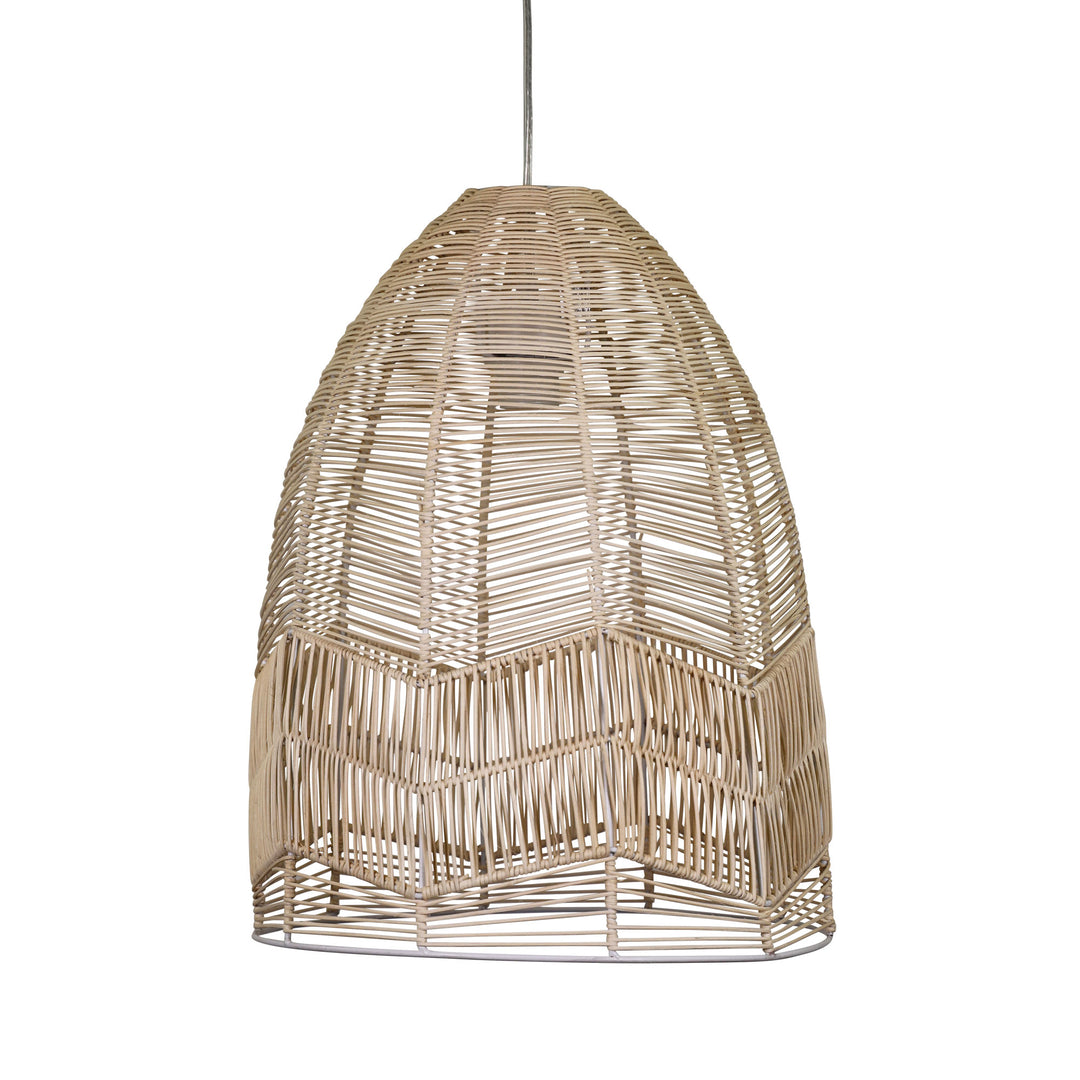 Serang 35 Black Rattan Pendant Shade – Coastal Style