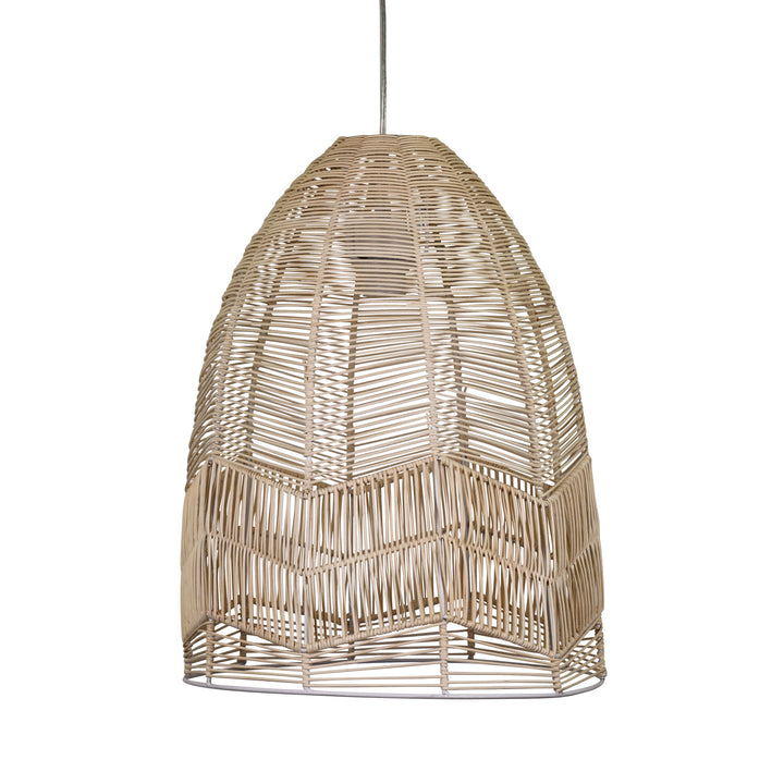 Serang 35 Black Rattan Pendant Shade – Coastal Style