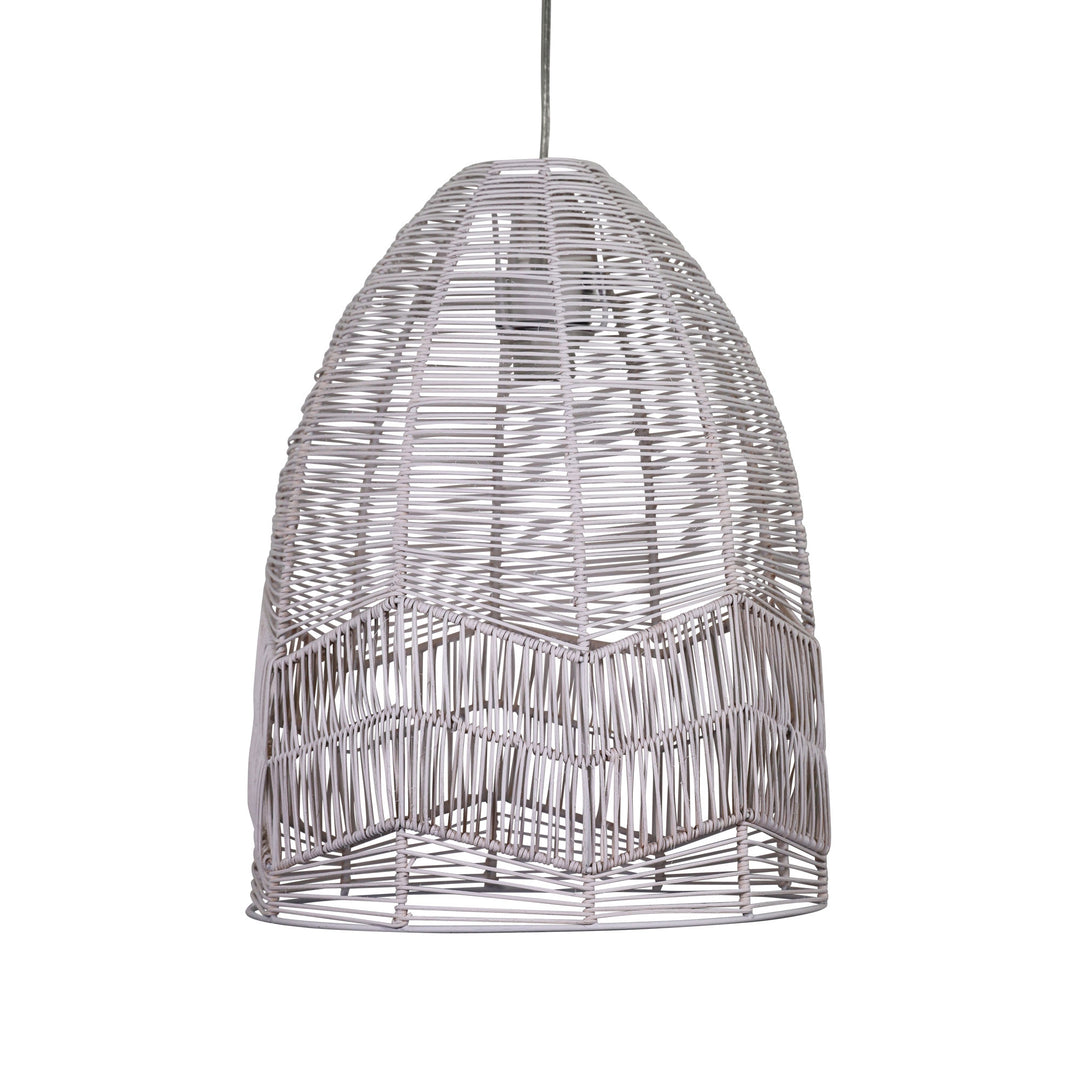 Serang 35 Black Rattan Pendant Shade – Coastal Style
