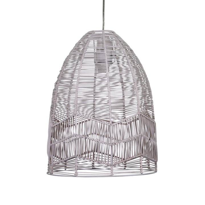 Serang 35 Black Rattan Pendant Shade – Coastal Style
