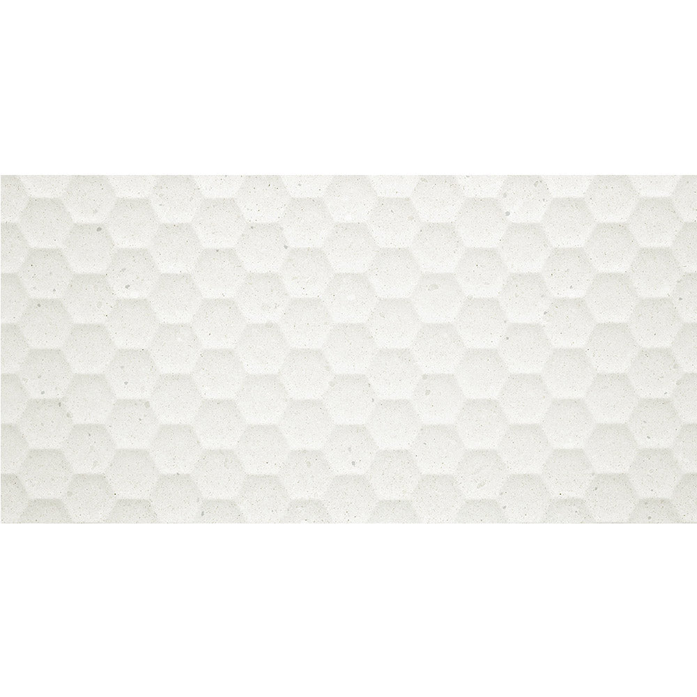 Serenity Matera Avorio Feature Hexy 300x600mm Wall Tile: Modern Geometry Meets Natural Elegance