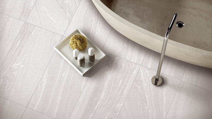Shadow Matt White 300x600mm Porcelain Tile: Clean and Modern for Stylish Interiors