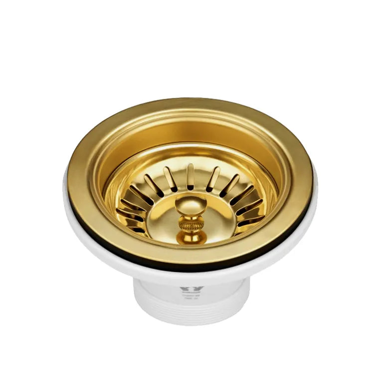 Sink Basket Waste – Brushed Gold | Elegant and Durable Kitchen Accessory
