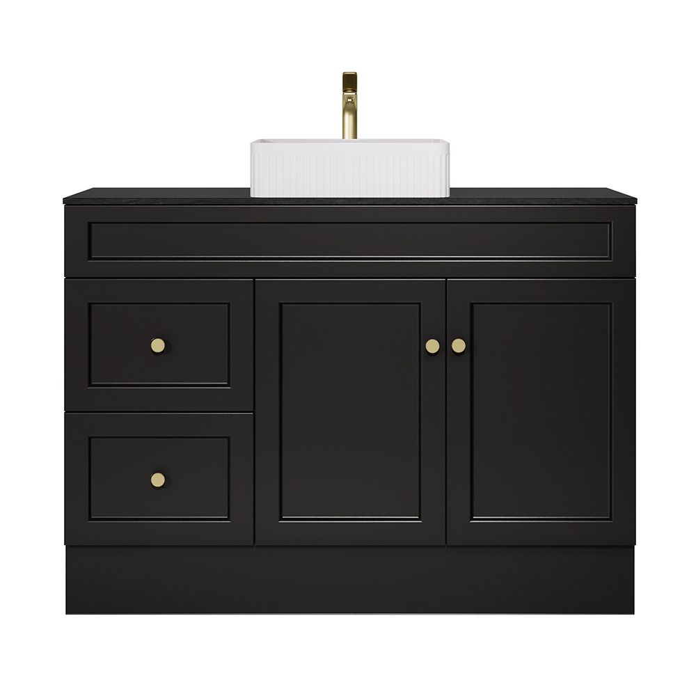 Sintered Stone Vanity Top 120cm Aerolite Black