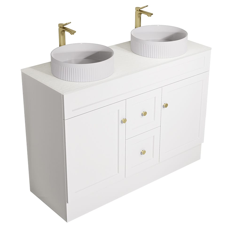 Sintered Stone Vanity Top 120cm Aerolite White