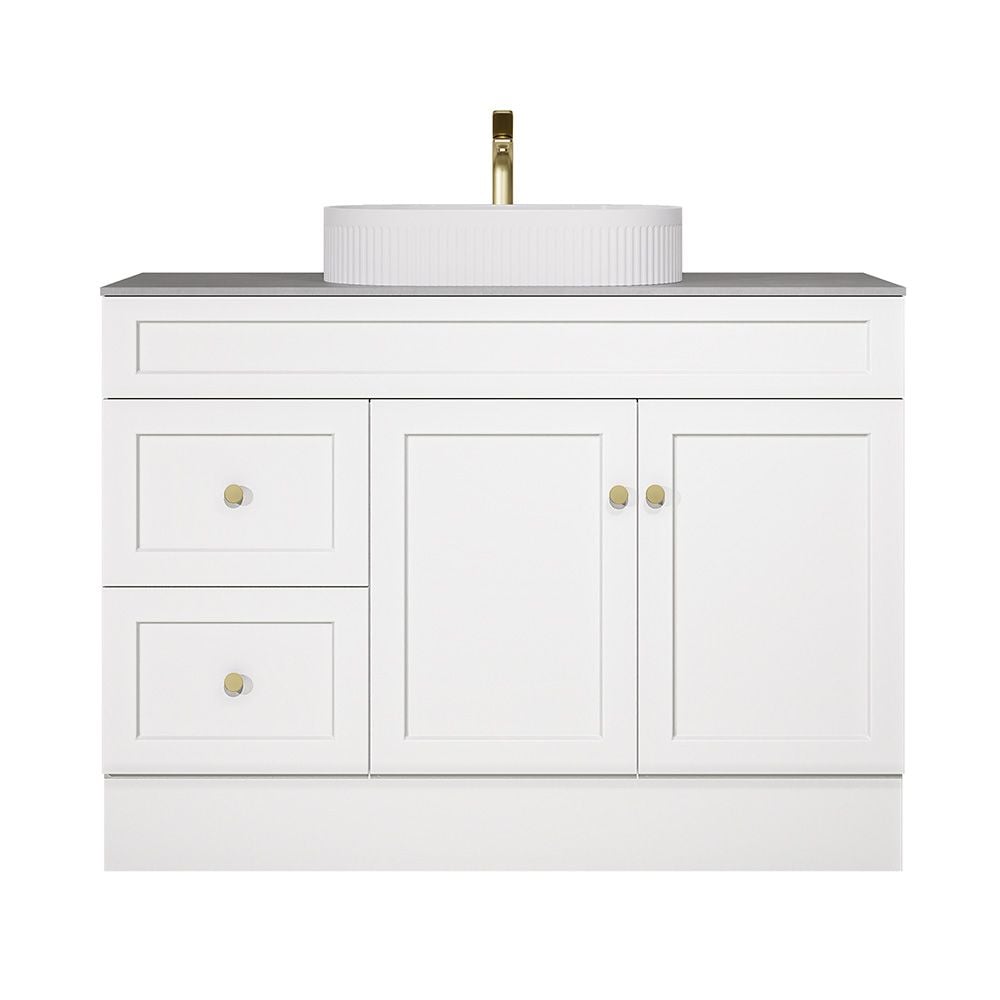 Sintered Stone Vanity Top 60cm - Cement Grey