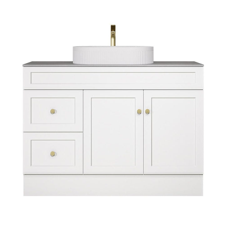 Sintered Stone Vanity Top 60cm - Cement Grey