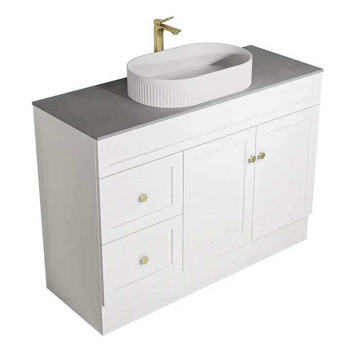 Sintered Stone Vanity Top 150cm Cement Grey