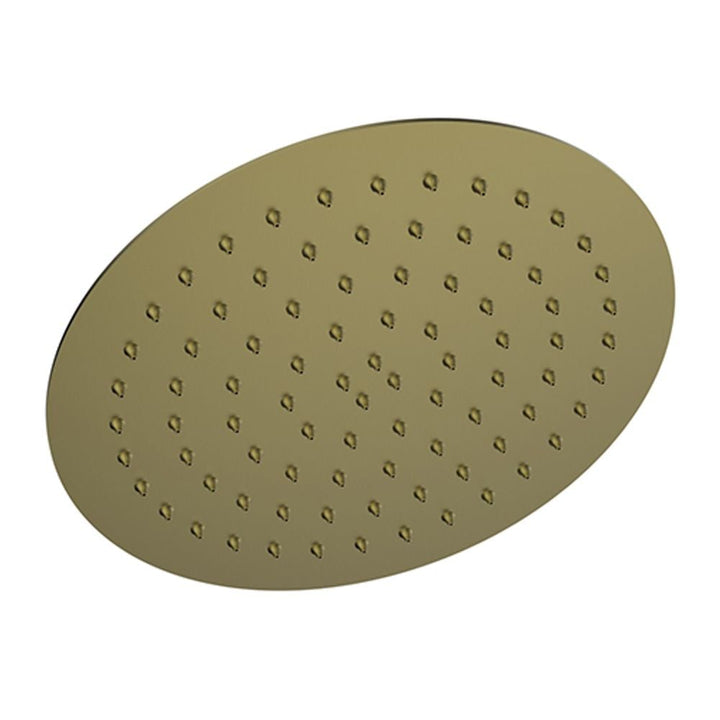 Sky Round Slim Shower Head 250mm Brushed Gold