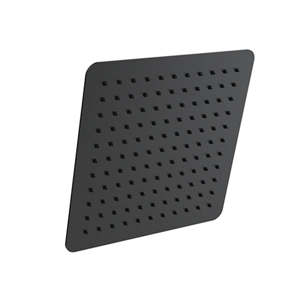Sky Square Slim Shower Head 250mm Matte Black