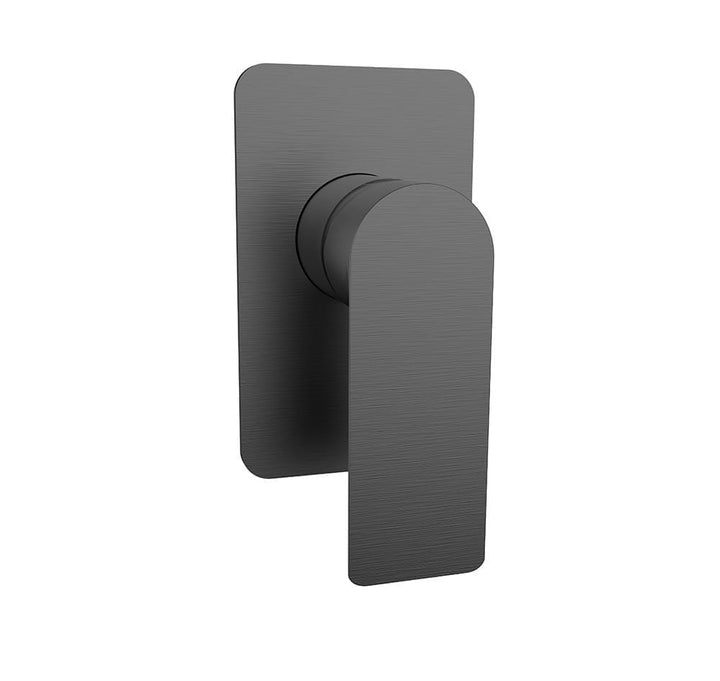 Sky Wall Mixer Handle, Body & Square B/Plate Gun Metal