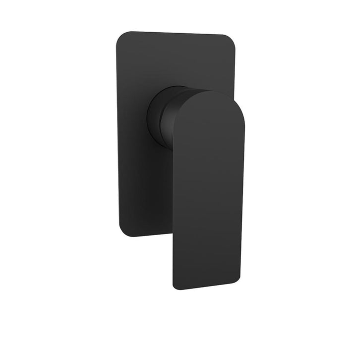 Sky Wall Mixer Handle, Body & Square B/Plate Black