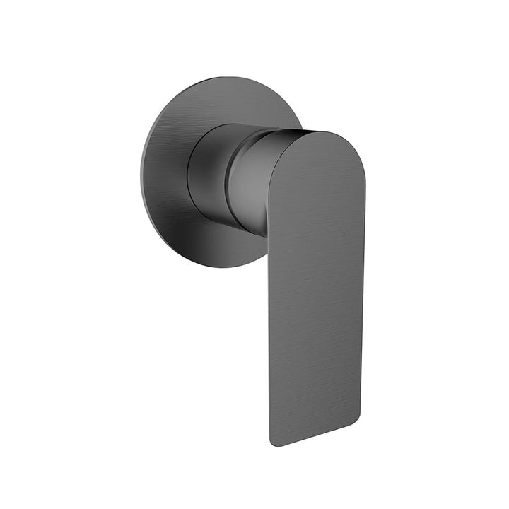 Sky Wall Mixer Handle, Body & Round B/Plate Gun Metal
