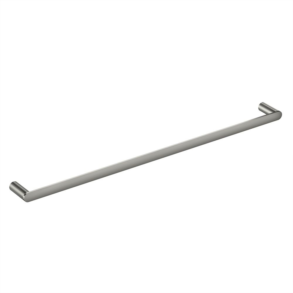 Sky Single Towel Rail Brushed Nickel