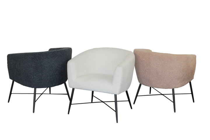 Suffolk Chair Blush Boucle