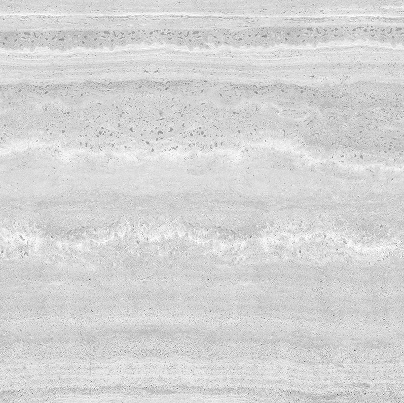 Travertino Silver Matt Porcelain Tile 600 x 600
