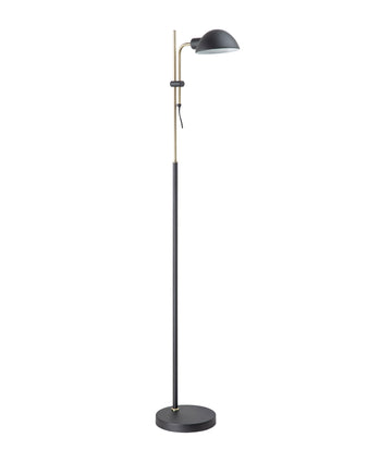 Tettu Adjustable Floor Lamp 1 Head in Sand Black