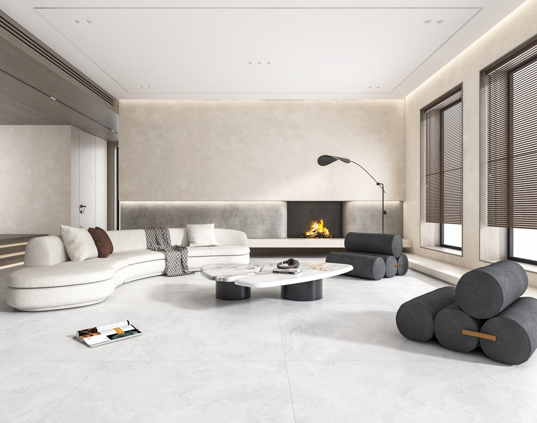 Trevi Bianco Matte Tile 600x600