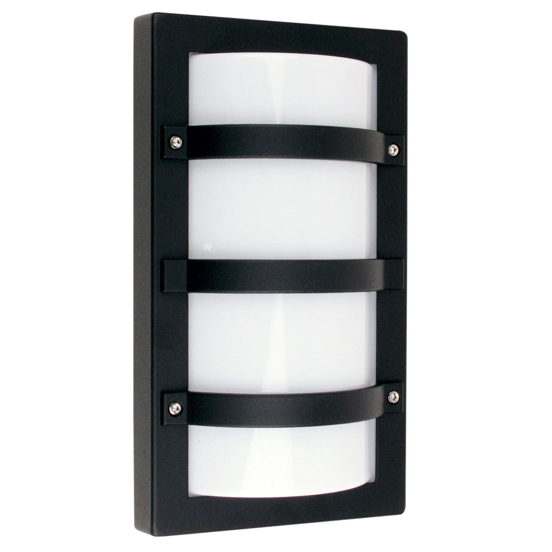 TRIO Black - IP65 Premium Outdoor Bulkhead 32x19cm