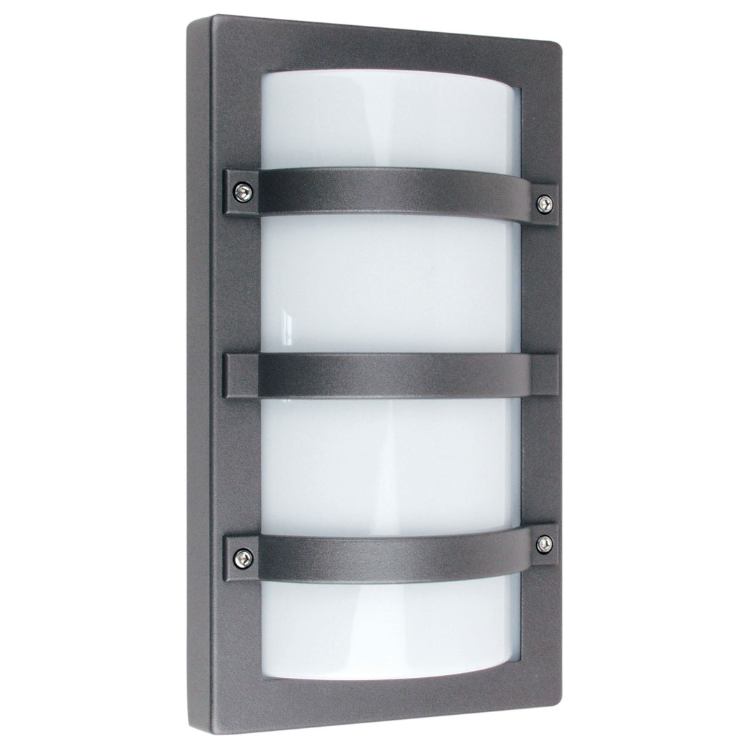 TRIO Graphite - IP65 Premium Outdoor Bulkhead 32x19cm