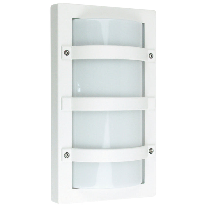 TRIO White - IP65 Premium Outdoor Bulkhead 32x19cm