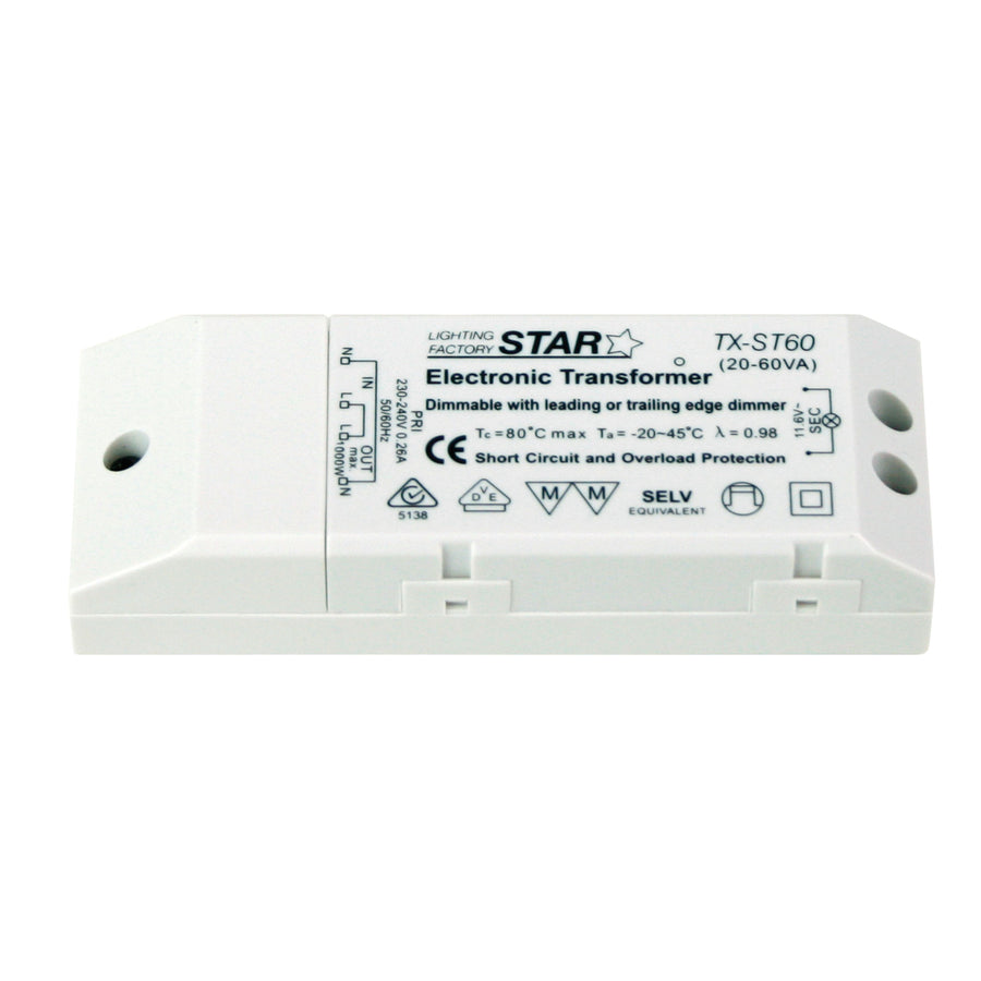 Star-60Va Electronic Transformer – premium home and bathroom accessory from Pilbara Bathroom Warehouse