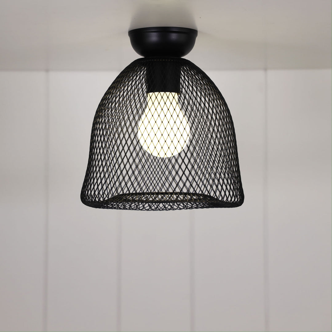 Tellis.18 Industrial DIY Wire Mesh Pendant Shade