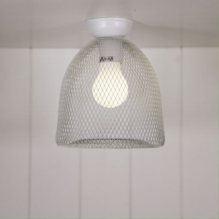 Tellis.18 Industrial DIY Wire Mesh Pendant Shade