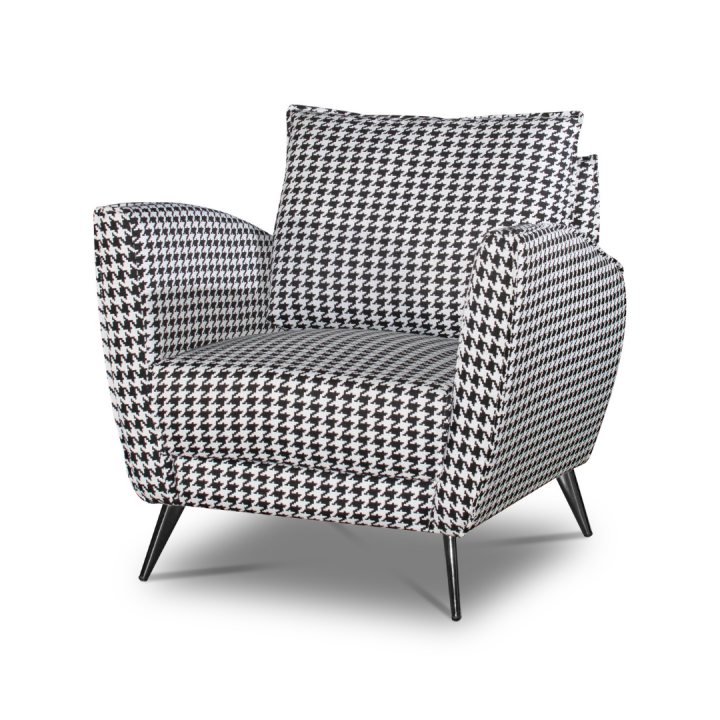 Toscana Chair Houndstooth fabric