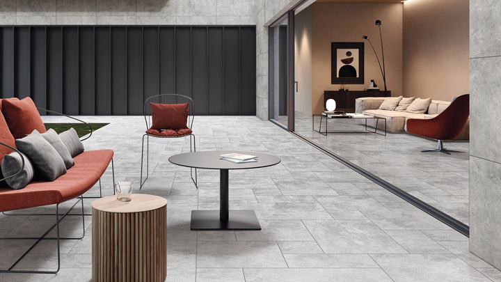 Tundra Grey 600x600mm Porcelain Tile: Contemporary Elegance with Advanced Functionality