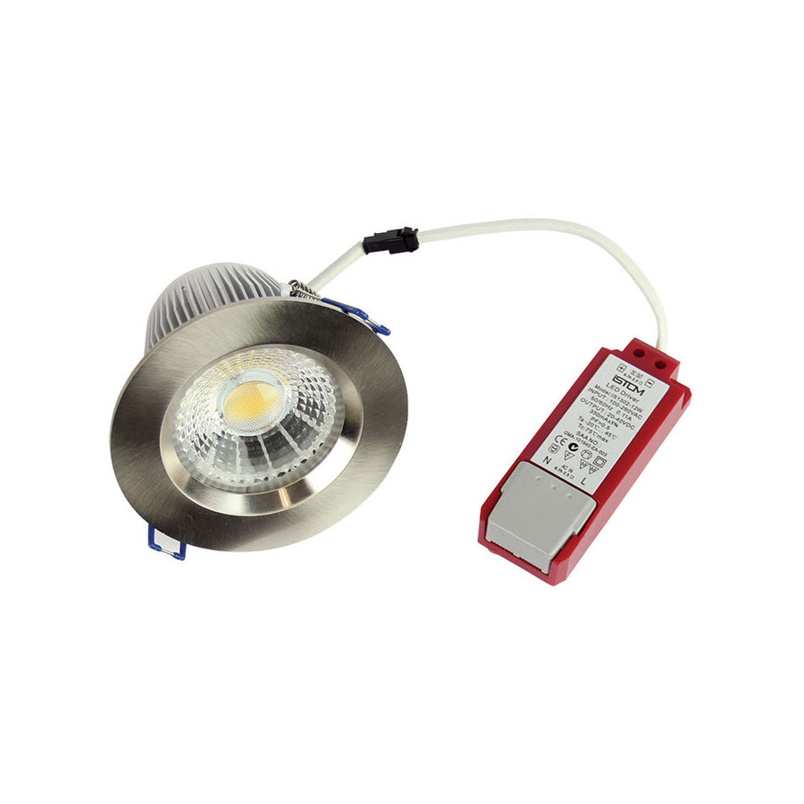 Theta 3000 Ip44 LED Downlight Brushed Chrome – premium home and bathroom accessory from Pilbara Bathroom Warehouse