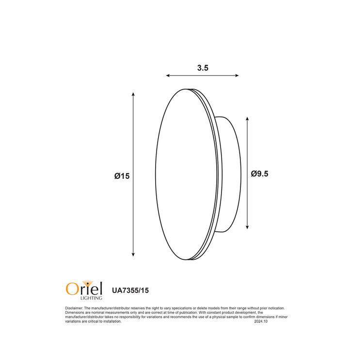 Circo.15 CTS LED Outdoor Wall Light White – premium home and bathroom accessory from Pilbara Bathroom Warehouse