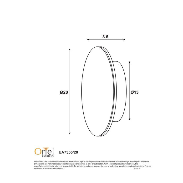 Circo.20 CTS LED Outdoor Wall Light Black – premium home and bathroom accessory from Pilbara Bathroom Warehouse