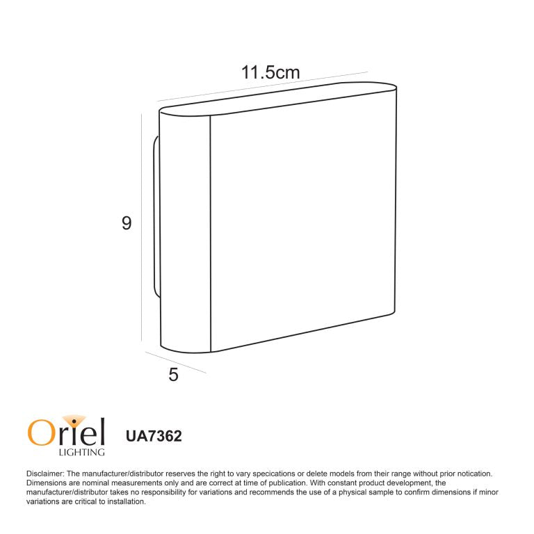 Wash 2X3W Outdoor Wall Light White – premium home and bathroom accessory from Pilbara Bathroom Warehouse