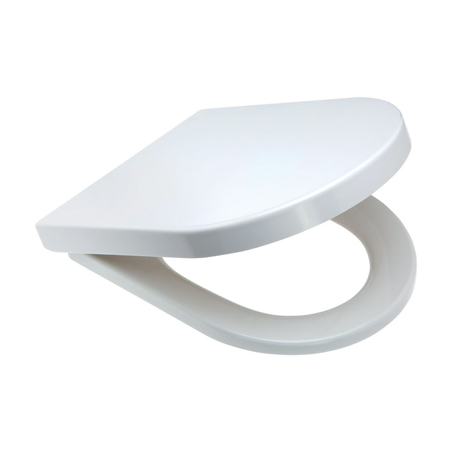 Universal Toilet Seat Matte White – Contemporary Soft Close Toilet Seat – Pilbara Bathroom Warehouse Perth and regional Western Australia