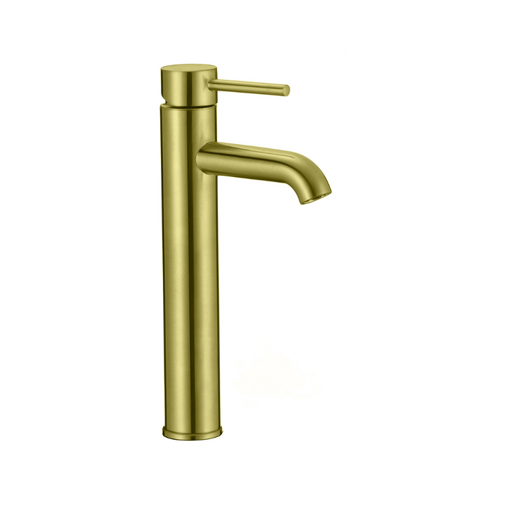 Latoro Brushed Gold Tower Sink Mixer