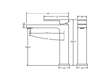 Tono Mediumsi Ban Mixer Brushed Nickel Lead Free Eco Brass